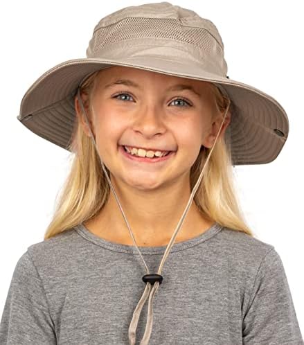 Geartop UPF 50+ Kids Sun Hat para proteger contra raios solares UV - Chandeiro infantil e chapéus
