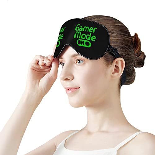 Modo de jogador em máscaras de olho macias com cinta ajustável confortável para dormir para dormir