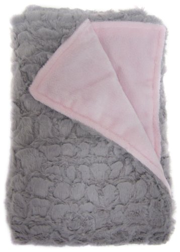 Baby Doll Bedding Sheepskin Bobetora fofinha 30 x35, cinza/rosa