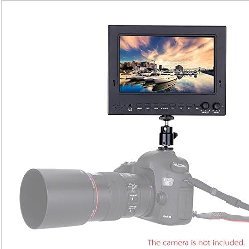 GOWE 7 HDMI 1024 * 600 SDI Broadcast LCD HD Monitor na câmera para câmera de câmera DSLR filme