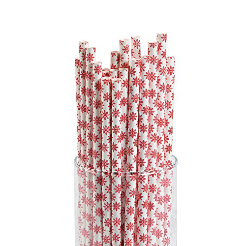 Canudos de papel - canudos decorativos de festa de plástico descartáveis ​​biodegradáveis