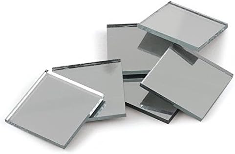 Melhores artesanato em telhas de espelhos quadradas com revestimento de prata - podem ser usadas
