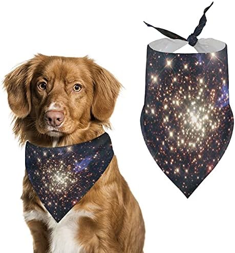 Fogos de artifício Celestial Triângulo Pet Bandana Dog Sconsele