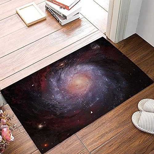 Galaxy Tapete da porta da porta da frente, nebulosa em espiral Imprimir tema do espaço externo Far Stardust