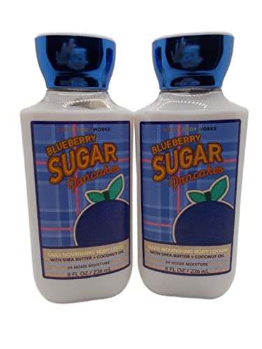 Bath & Body Works Bath and Body Works Blueberry Sugar panquecas Super Smooth Smooth Lotion Gift