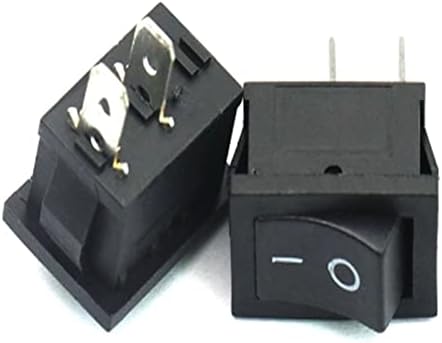 Interruptor do balancim 10pcs interruptor de balanço 15 * 21mm 15x21mm botão preto Mini interruptor