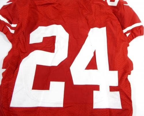 2014 San Francisco 49ers Anthony Dixon 24 Jogo emitido Red Jersey 42 DP35659 - Jerseys de jogo NFL não assinado