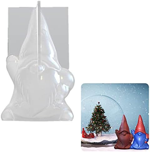 Kuyyyfds- Resina de resina de Natal Decoração de casa Decoração de resina epóxi Molde de neve molde