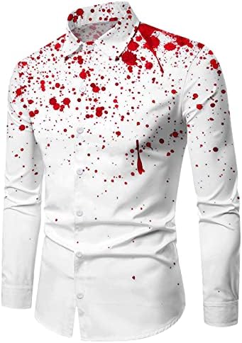 Camisa fantasma de abóbora para homens Crew pescoço camiseta esportiva camisas musculares regulares