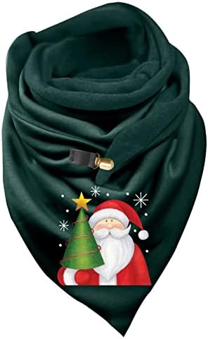Lenço retro boêmio lenço de lenço na cabeça do triângulo Triângulo inverno Winter Warm Natal Lenço estampado