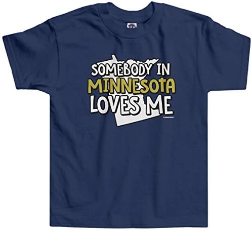Threadrock Boys 'alguém em Minnesota me ama camiseta de criança