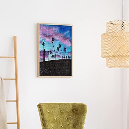 Sunset Palm Diamond Painting Kit Art Pictures Diy Full Drill Acessórios para casa adultos Presente