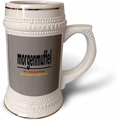 3drose MorgenMuffel - é uma coisa alemã que você não entenderia - 22oz de caneca