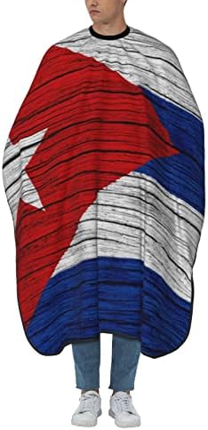 Textura de madeira Cabana cuba bandeira cuba Cabo para cabelos para estilista Corte de barbeiro Capa