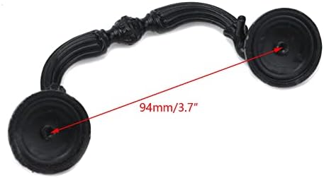 MEWUTAL 4PCS 3,7 polegadas Gaveta Handles Retro Pull Placte de guarda -roupa portátil para melhoramento
