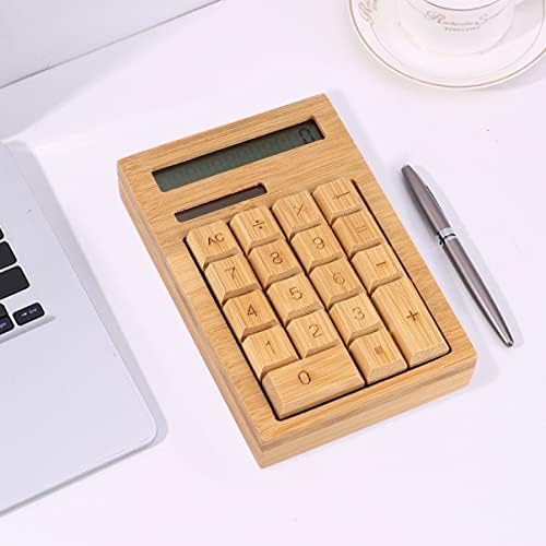 Calculadora mecânica Tofficu 2 calculadoras de energia solar de embalagem calculadora eletrônica calculadora