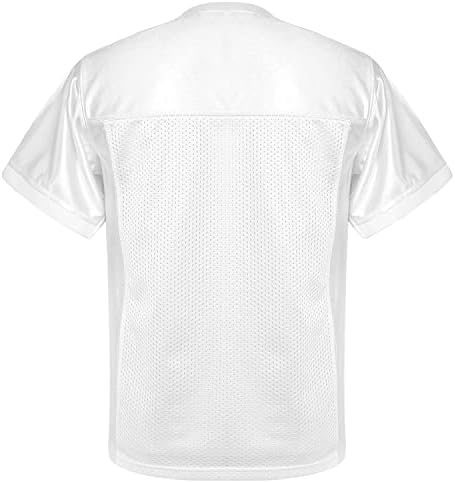 Jersey de futebol em branco para meninos jovens, camisas de fãs atléticos praticam camisa esportiva para crianças