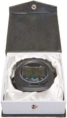 H-B B61700-5200 Durac Digital Plastic Stopwatch; 10 horas com relógio e calendário