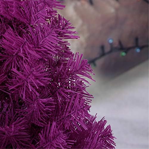 Árvore de Natal Wogqx Artificial com Plástico Stand Home Office Christmas Holiday Decoration, roxo