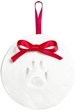 Kate & Milo Holiday Pawprints Ornament, DIY No Mess Clay Impression Pet Patw Print Kit, cachorro ou gato para