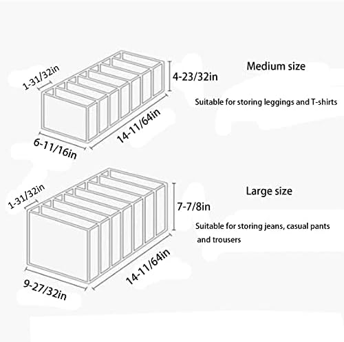 Organizador de roupas de guarda-roupa Caixa de armazenamento de grade transparente dobrável com vários recipientes