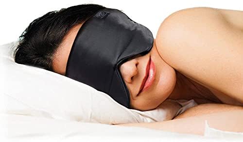 Dream Essentials Ultra Silk 360 Sleep Mask, máscara ocular de seda de amoreira com 2 tiras totalmente