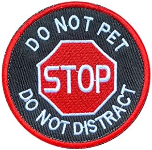Antrix 6 PCS Service Dog in Training Working Não toque no estresse de animais de estimação e acesso à resposta