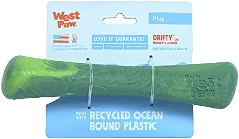 West Paw Seaflex Drifty Dog Toy-Machine lavável brinquedos para cães para mastigadores moderados-brinquedos