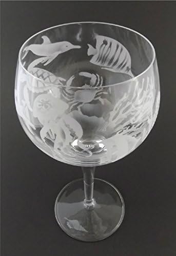 Incisoart Mão gravada italiana Goblete de cristal de areia de areia de areia de vinho artesanal de vinho tinto
