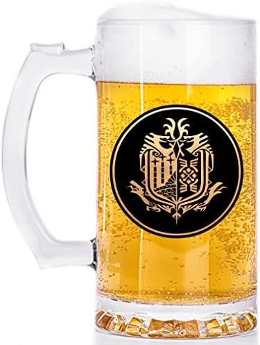MHW World Glass Beer Caneca. Caneca de cerveja MHW personalizada. Caneca para jogadores. Tankard. Presente