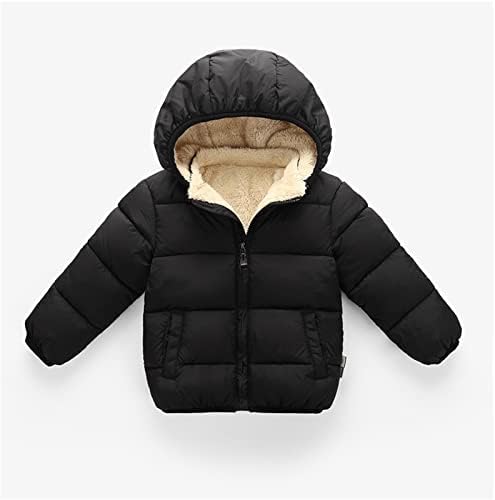 Crianças crianças criança criança bebê menino meninas meninas sólidas casaco com capuz de inverno sólido