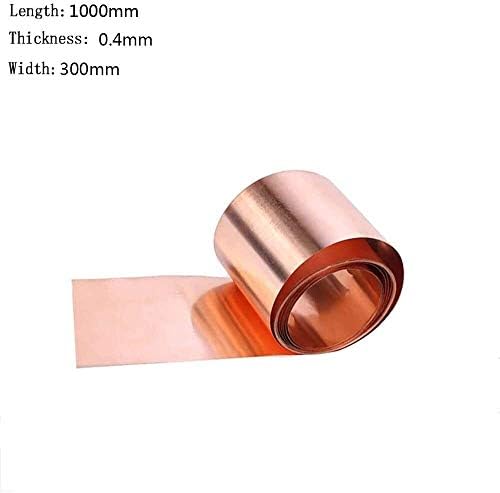 Folha de cobre de Yiwango 99,9% Folha de metal de cobre Cu 0,3x300x1000mm para folhas de cobre aeroespacial