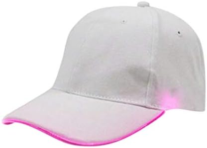 Capéu de festa Clube de beisebol Hip-Hop Capace iluminada LED Racks de chapéu de brilho ajustáveis ​​para tampas
