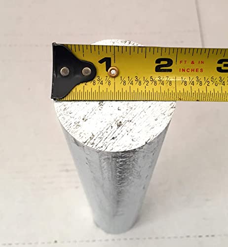 Hastes fundidas de zinco de 2 polegadas de diâmetro x 1 pé de comprimento