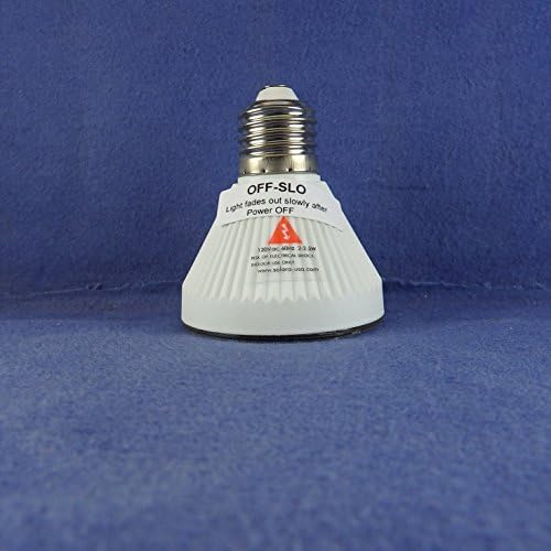 Lâmpada LED de Solara -Usa Off -slo LED - BR20 - Base média - branca macia - 2,5 diâmetro 2 altura 500 lúmens 2,5