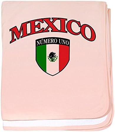 Royal Lion Baby Blanket México Numero Uno Mexican Flag