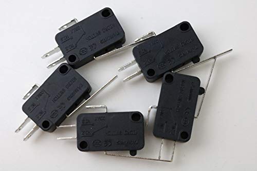 IndustrialField 5pcs Micro Switch Limiting Switch 15A 250V