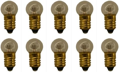 CEC Industries 502 lâmpadas, 5,1 V, 0,765 W, E10 Base, G-4.5 Shape