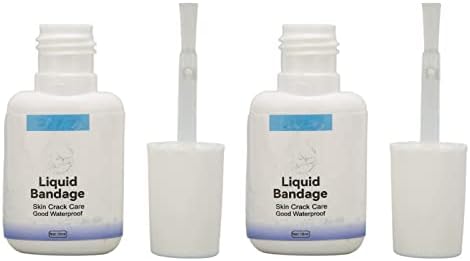 2pcs banda líquida auxiliar líquido bandagens líquidas, gesso de curativo de gel de curativa de feridas
