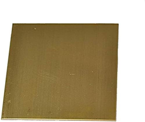 Nianxinn Brass Copper Placa de folha de metal Materiais industriais de resfriamento crua H62 Cu 100mmx300mm,