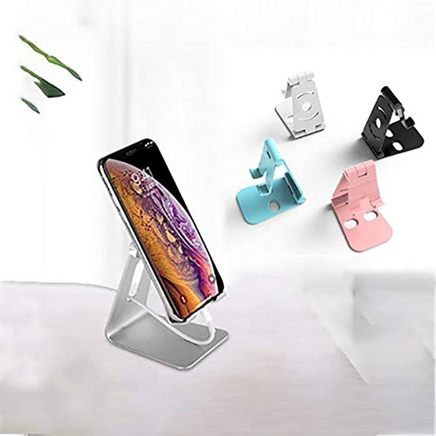 Edirftra Portable Mini Phone Stand, Stand para mesa de mesa, suporte de telefone ajustável, suporte de