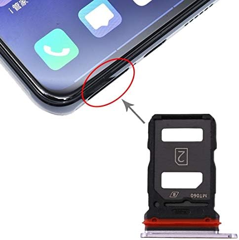 Haijun celular Peças de substituição de cartão SIM Bandeja + bandeja de cartão SIM para Vivo X30 Pro Flex Cable