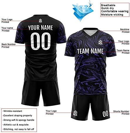 Camisetas de futebol personalizadas para crianças adultos camisetas personalizadas de futebol com o nome