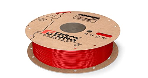 Filamento PETG HDGlass de 1,75 mm Cegado Red 750 Gram 3D Filamento da impressora