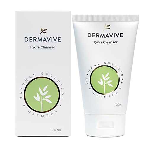 Cleanser Dermavive Hydra - Cleanser facial e de pele não irrital, balanceado de pH, amolece e hidrata