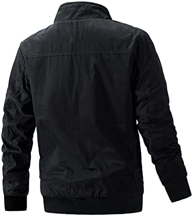 Capuz adssdq zip up para homens, tamanho de tamanho de outono de lasca longa casacos de manga longa masculina ajuste de jaqueta quente grossa zíper Solid6