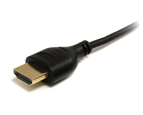 Startech.com 1 ft Cabo HDMI de alta velocidade com Ethernet - HDMI para HDMI MiniM/M, Black