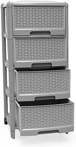 Rack de armazenamento de acessórios práticos com cestas removíveis