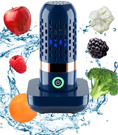 Máquina de limpeza de vegetais e frutas Bcrto, dispositivo de limpeza de frutas à prova de água de