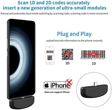 Economize 15% na Alacrity QR Barcode Reader Scanner Module Scanner com sensor automático + 2d QR sem fio clipe